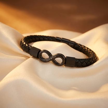 Bracelet cuir infini — nouvelle image